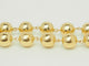 Bracelet Bracelet marseillais classique à boules en or jaune 18 carats 58 Facettes 31239