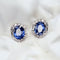 AITCHES One of A Kind - Boucles d'oreilles en or blanc, saphirs et diamants 58 Facettes GER1017WG-2