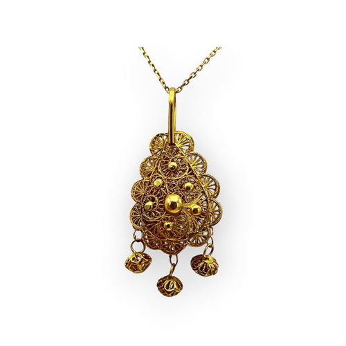 Pendentif oriental en or jaune 58 Facettes 330099344