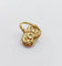 47 Bague marquise Art déco en or 18K, platine, diamants et rubis 58 Facettes A07788
