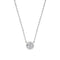 Embrace - Collier halo en or blanc 18K et diamants 58 Facettes GPD1021WG-2
