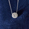 Embrace - Collier halo en or blanc 18K et diamants 58 Facettes GPD1021WG-2