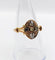 56.5 Bague marquise victorienne en or rose 18k et diamants 58 Facettes A07789