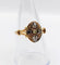 Bague 56.5 Bague marquise victorienne en or rose 18k et diamants 58 Facettes A07789
