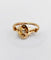 56.5 Bague marquise victorienne en or rose 18k et diamants 58 Facettes A07789