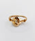 Bague 56.5 Bague marquise victorienne en or rose 18k et diamants 58 Facettes A07789