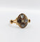 Bague 56.5 Bague marquise victorienne en or rose 18k et diamants 58 Facettes A07789
