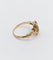 Bague 56.5 Bague marquise victorienne en or rose 18k et diamants 58 Facettes A07789