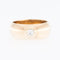 59.5 Bague italienne en or jaune 18 carats avec diamant 58 Facettes A1754