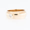 59.5 Bague italienne en or jaune 18 carats avec diamant 58 Facettes A1754