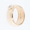 59.5 Bague italienne en or jaune 18 carats avec diamant 58 Facettes A1754