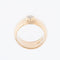 59.5 Bague italienne en or jaune 18 carats avec diamant 58 Facettes A1754