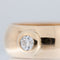 59.5 Bague italienne en or jaune 18 carats avec diamant 58 Facettes A1754
