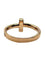 51 Tiffany & Co - Bague Tiffany T en or rose et diamants 58 Facettes 2260