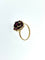 64 Bague vintage espagnole en or jaune 18 carats et améthystes 58 Facettes A1930D
