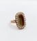 Bague 52 Bague victorienne à secret en or 18K et perles 58 Facettes A07791