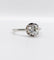 Bague 60.5 Bague solitaire Art déco en or blanc et platine avec diamant 58 Facettes A07744