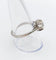 Bague 60.5 Bague solitaire Art déco en or blanc et platine avec diamant 58 Facettes A07744