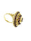 Bague 52.5 Bague Belle Époque en or jaune 18 carats et grenats 58 Facettes A1932D