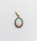Pendentif Pendentif victorien en or 18k, opale et diamants taille rose 58 Facettes A07739