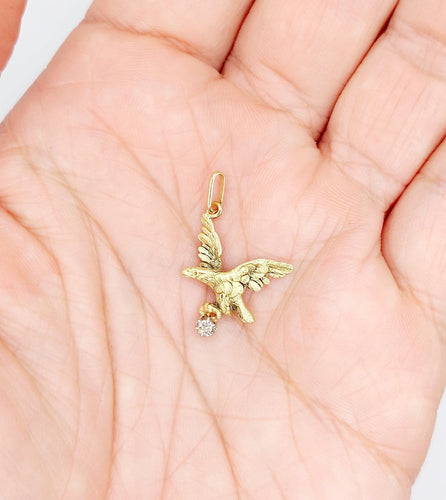 Pendentif Pendentif victorien aigle en or 18k et diamant 58 Facettes A07737