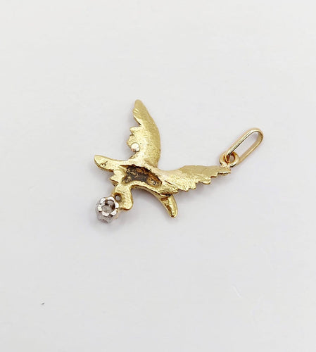 Pendentif Pendentif victorien aigle en or 18k et diamant 58 Facettes A07737