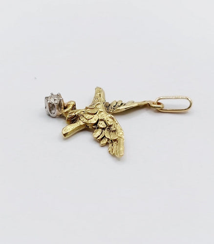 Pendentif Pendentif victorien aigle en or 18k et diamant 58 Facettes A07737