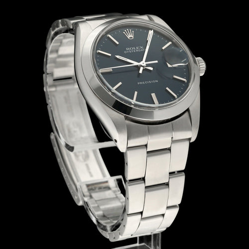 Montre Rolex - Montre Oysterdate Precision 6694 en acier 58 Facettes ROL/OPR/216