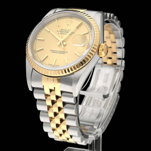 Montre Rolex - Montre Datejust 16233 en or et acier 58 Facettes ROL/DJ1/1569