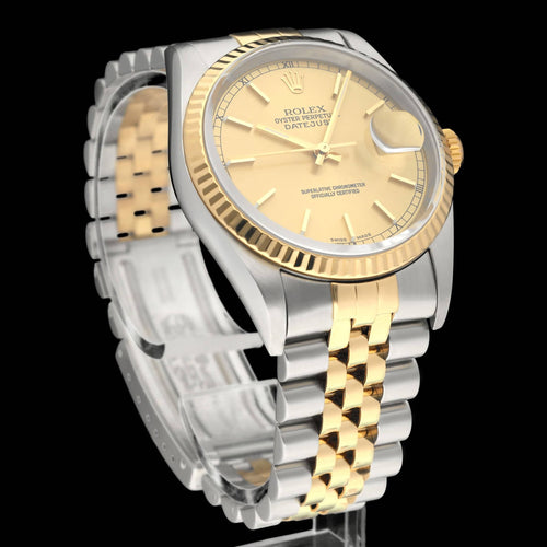Montre Rolex - Montre Datejust 16233 en or et acier 58 Facettes ROL/DJ1/1569
