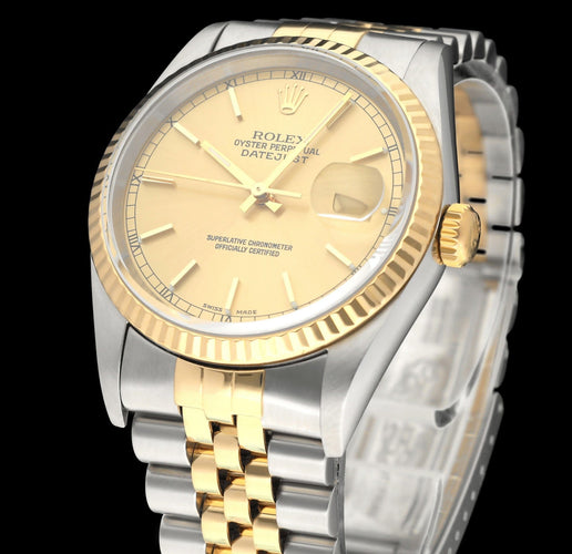 Montre Rolex - Montre Datejust 16233 en or et acier 58 Facettes ROL/DJ1/1569