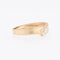 Bague 54 Bague d'amour en or jaune 18 carats et diamant 58 Facettes A1833