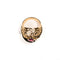 Bague 50 Bague dôme ajourée en or rose, platine et rubis birman 58 Facettes LMB-358