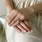 Bague 50 Bague dôme ajourée en or rose, platine et rubis birman 58 Facettes LMB-358