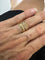 Bague 57 Bague semainier en or jaune 58 Facettes Bague