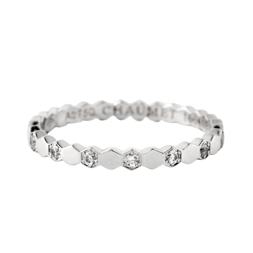 Bague 56 Chaumet Bee My Love - Bague en or blanc et diamants 58 Facettes 228
