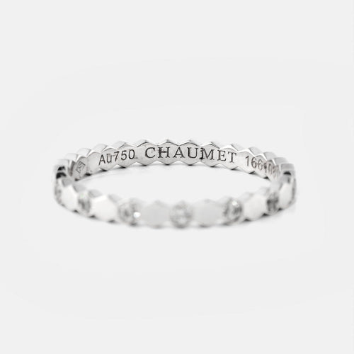 Bague 56 Chaumet Bee My Love - Bague en or blanc et diamants 58 Facettes 228