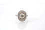 Bague 54 Bague Art déco vintage en platine sertie de diamants 58 Facettes 25715-25766