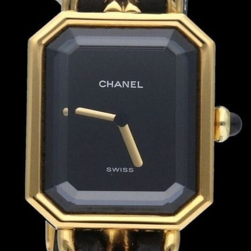 Montre Chanel - Montre Première taille L plaqué or 58 Facettes MT48082