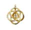 Pendentif Pendentif infini Art nouveau en or 18K et diamant taille rose 58 Facettes A07730