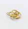 Pendentif Pendentif infini Art nouveau en or 18K et diamant taille rose 58 Facettes A07730
