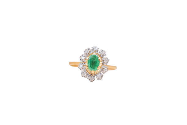 Marguerite Emeraude & 10 Diamants