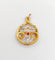 Pendentif Art nouveau - Pendentif fleur en or rose, pierre rouge et diamants 58 Facettes A07731