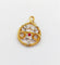 Pendentif Art nouveau - Pendentif fleur en or rose, pierre rouge et diamants 58 Facettes A07731
