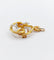 Pendentif Art nouveau - Pendentif fleur en or rose, pierre rouge et diamants 58 Facettes A07731