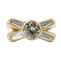 Bague 51 Bague rétro en or 18K et diamants 58 Facettes A07723