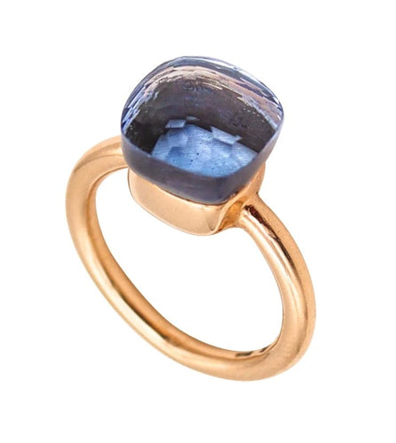 Bague 53 Pomellato Nudo Classic - Bague en or rose avec iolite 58 Facettes 535k26_M