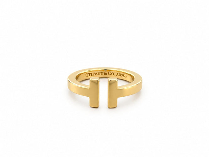 Bague 50 Tiffany T - Bague Square en or jaune 58 Facettes Tiffany Bague T