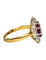 Bague 50 Bague en or jaune avec rubis 1,79 ct et diamants 58 Facettes 2274