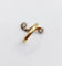 Bague 49 Bague toi et moi en or 18k et diamants taille ancienne 58 Facettes A07711